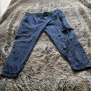 Banana Republic Cargo Jogger Pants - Navy Blue M
